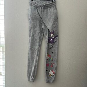 Hello Kitty Gray  Joggers